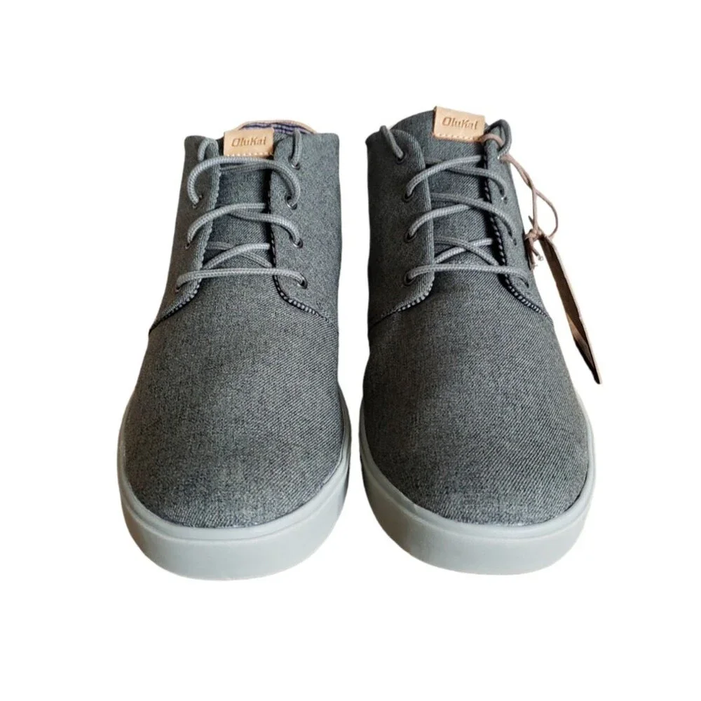 OluKai Nana Hele Wai'apo Dusty Olive Waterproof shoes Chukka Boots Size 13